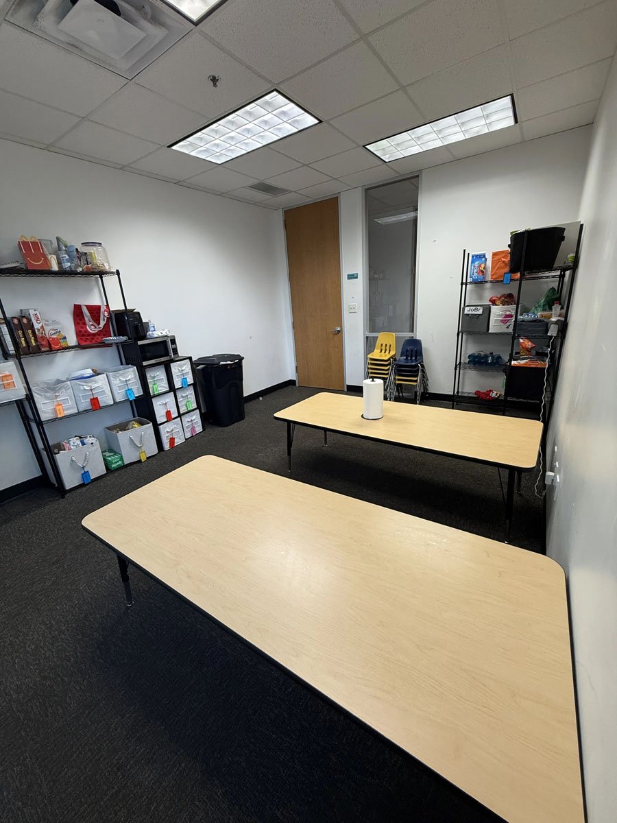 Lacuna Autism Services ABA clinic in North San Antonio - Work tables